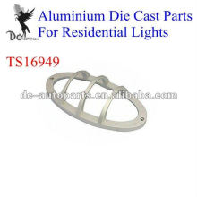 Aluminium Custom Die Cast Residential Lighting Covers for Housing with TS16949 Certified